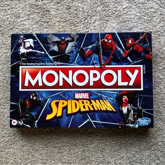 Hasbro Games Monopoly Marvel Spiderman Board Game Poshmark